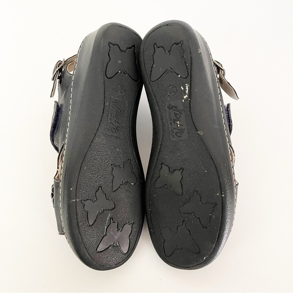 Fidelio Hallux Sandals Women's Size 38 Casual Strappy Slingback Black Leather - Picture 10 of 10